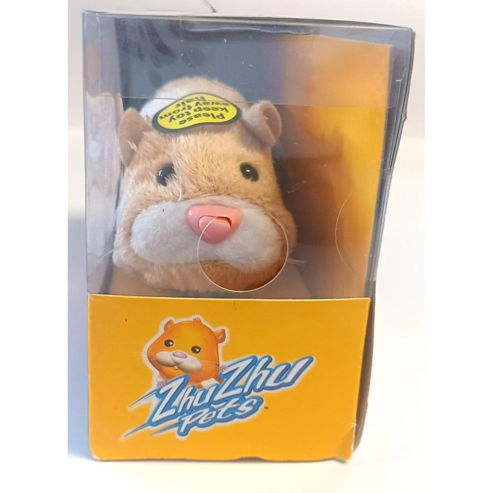 Zhu Zhu Pets Mr Squiggles Tan Hamster 2008 Cepia Toy 86651 New Sealed NIB